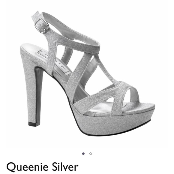Benjamin Walk Touch ups Queenie  silver glitter platform sandals. NWOT Size 11 - Picture 16 of 16
